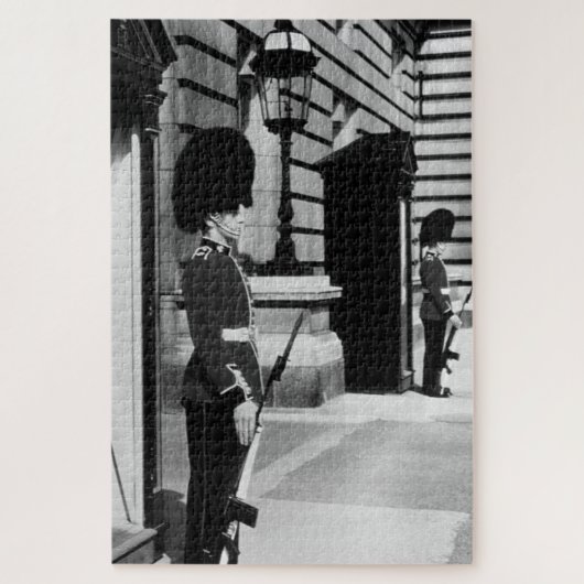 ヴィンテージイングランドロンドンセントリーアットバッキンガム ジグソーパズル (縦)