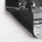 ヴィンテージイングランドロンドンピーターパン像ケンジントン マウスパッド (コーナー)