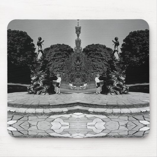 ヴィンテージイングランドロンドンピーターパン像ケンジントン マウスパッド (正面)