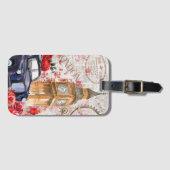 ヴィンテージイングランド荷物タグ ラゲッジタグ (正面横)