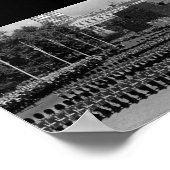 ヴィンテージイングランド警備隊は遅い時間に行進した ポスター (角)