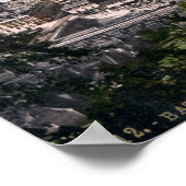 ヴィンテージイングランド1895パノラマバスシティ ポスター (角)