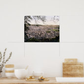 ヴィンテージイングランド1895パノラマバスシティ ポスター (キッチン)