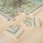 ヴィンテージイングランド・スコットランドの地図(1922年) ジグソーパズル (側面)