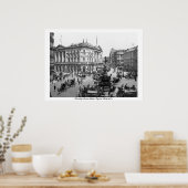 ヴィンテージイングランド、ピカデリーサーカスロンドン ポスター (キッチン)