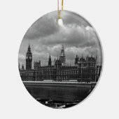 ヴィンテージイングランド・ロンドン国会議事堂70年代 セラミックオーナメント (左)