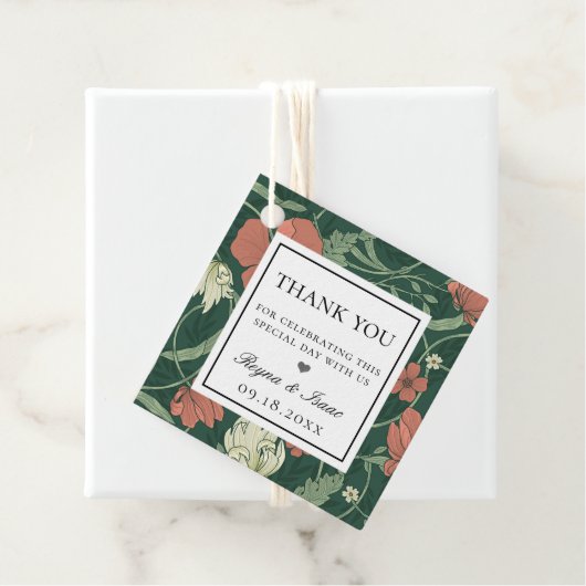 ヴィンテージイングリッシュガーデンパターン フェイバータグ (インサイチュ)