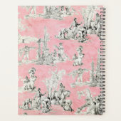 ヴィンテージイングリッシュガーデンピンク&ブラックトワールプランナー プランナー手帳 (裏面)