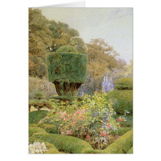 ヴィンテージイングリッシュガーデン、バラとピンクバイエルグッド (正面)