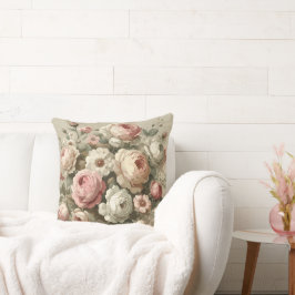 ヴィンテージイングリッシュバラガーデンコテージコーレデコール クッション