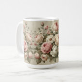 ヴィンテージイングリッシュバラガーデンコテージコーレデコール コーヒーマグカップ (正面左)