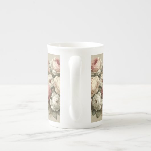 ヴィンテージイングリッシュバラガーデンコテージコーレデコール ボーンチャイナマグカップ (裏面)