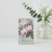 ヴィンテージイングリッシュバラガーデンボタニカルカスタム 名刺 (スタンド正面)