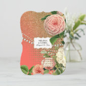 ヴィンテージイングリッシュバラグラムオールドハリウッドリージェンシー 招待状 (スタンド正面)