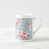 ヴィンテージイングリッシュピンクローズ ボーンチャイナマグカップ (右)