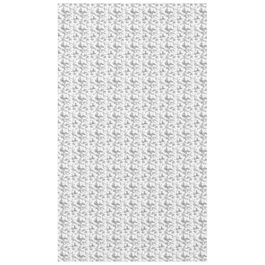 ヴィンテージイングリッシュフローラトイレデジュエグレイ テーブルクロス (正面)