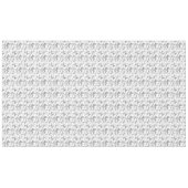 ヴィンテージイングリッシュフローラトイレデジュエグレイ テーブルクロス (正面(横))