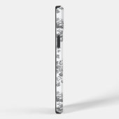 ヴィンテージイングリッシュフローラトイレデジュエグレイ Case-Mate iPhoneケース (裏面 / 右)