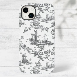 ヴィンテージイングリッシュフローラトイレデジュエグレイ Case-Mate iPhone 14 PLUSケース