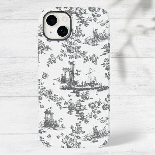 ヴィンテージイングリッシュフローラトイレデジュエグレイ Case-Mate iPhone 14 PLUSケース