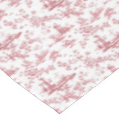 ヴィンテージイングリッシュフローラトイレデジュエピンク テーブルクロス (アングル)