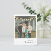 ヴィンテージインスタントフォト - 偽のホイルリーフガーランド シーズンカード (スタンド正面)