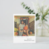 ヴィンテージインスタントフォト - 偽のホイルリーフガーランド シーズンカード (スタンド正面)