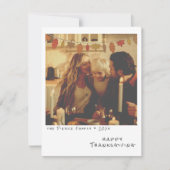 ヴィンテージインスタントフォト - 紅葉のガーランド 秋 シーズンカード (正面)