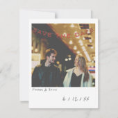 ヴィンテージインスタント写真日付カードの保存 シーズンカード (正面)