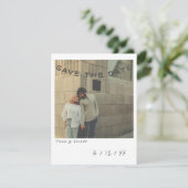 ヴィンテージインスタント写真日付カードの保存 シーズンカード (スタンド正面)