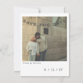 ヴィンテージインスタント写真日付カードの保存 シーズンカード (正面)