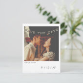 ヴィンテージインスタント写真日付カードの保存 シーズンカード (スタンド正面)