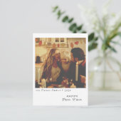 ヴィンテージインスタント写真 – 紅葉ガーランド秋 シーズンポストカード (スタンド正面)