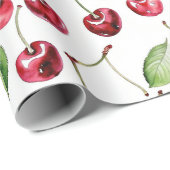 ヴィンテージインスパイアさくらんぼ離れと ラッピングペーパー (ロールコーナー)