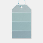 ヴィンテージインスパイアの正方形 ギフトタグ (裏面)