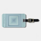 ヴィンテージインスパイアの正方形 ラゲッジタグ (正面横)