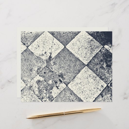 ヴィンテージインスパイアのHarlequin Black And White Texture (正面/裏面インサイチュ)