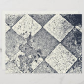 ヴィンテージインスパイアのHarlequin Black And White Texture (正面/裏面)