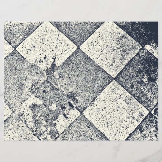 ヴィンテージインスパイアのHarlequin Black And White Texture (正面)