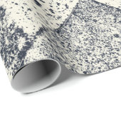 ヴィンテージインスパイアのHarlequin Black And White Texture ラッピングペーパー (ロールコーナー)