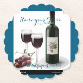 ヴィンテージインスパイアアクリル系コースター ペーパーコースター (正面)