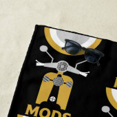 ヴィンテージインスパイアイギリスのModsとロッカー ビーチタオル (インサイチュ)