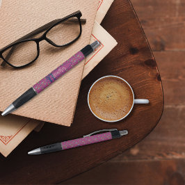 ヴィンテージインスパイアエレガントフローラパーソナライズされたペン ボールペン