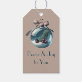 ヴィンテージインスパイアオーナメントギフトタグ ギフトタグ