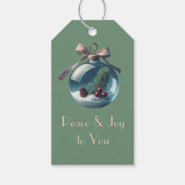 ヴィンテージインスパイアオーナメントギフトタグ ギフトタグ