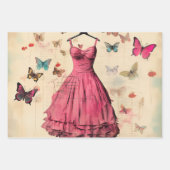 ヴィンテージインスパイアガール ラッピングペーパーシート (正面2)