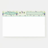 ヴィンテージインスパイアクエレガントリームフローラ ポストイット (正面)