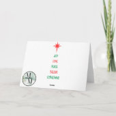 ヴィンテージインスパイアクリスマスカード カード (裏面)