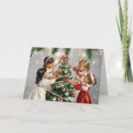 ヴィンテージインスパイアクリスマスカード カード