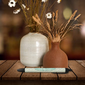 ヴィンテージインスパイアクリームフローラパーソナライズされたペン 黒ボールペン